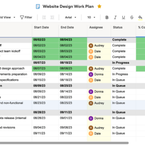Manages team projects and tracks progress efficiently